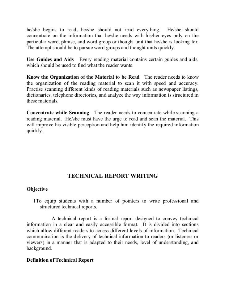 characteristics of technical writing styles of technical writing